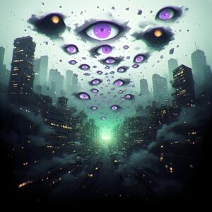 HALLUCINATING psychedelic grime trap beat cover art